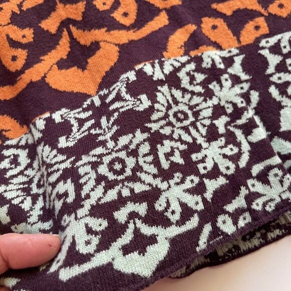 Anthro Gypsy 05 Ovieto Intarsia Knit Shift, Size Small - Picture 5 of 8